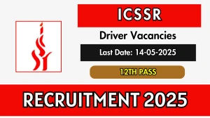 ICSSR Driver Recruitment 2025 - Apply Offline Before May 14 ICSSR Driver Recruitment 2025 - Apply Offline Before May 14