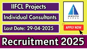 IIFCL Projects Individual Consultants Recruitment 2025 - Apply Offline