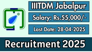 IIITDM Jabalpur Managing Associate Recruitment 2025 - Apply Offline for 1 Posts