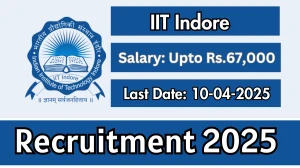 IIT Indore Field Assistant/ PA/ JRF/ RA Recruitment 2025 - Apply Online