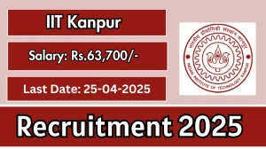 IIT Kanpur Job Vacancy 2025, Apply Offline for 01 Senior Project Associate Posts