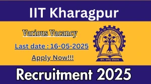 IIT Kharagpur Recruitment 2025 - Apply Online for 23 Medical Officer, Principal Medical Officer and More Posts Before May 16