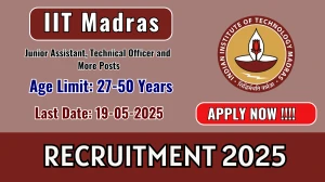 IIT Madras Non Teaching Recruitment 2025 - Apply Online for 23 Posts