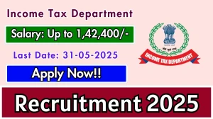 Income Tax Department Recruitment 2025 - Apply Offline for 8 Data Processing Assistant Posts Income Tax Department Recruitment 2025 - Apply Offline for 8 Data Processing Assistant Posts