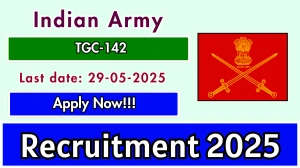 Indian Army TGC 142 Recruitment 2025 - Apply Online Indian Army TGC 142 Recruitment 2025 - Apply Online
