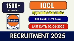Indian Oil IOCL Apprentice Recruitment 2025 - Apply Online for 1770 Posts Before June 02 Indian Oil IOCL Apprentice Recruitment 2025 - Apply Online for 1770 Posts Before June 02