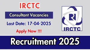 IRCTC Consultant Recruitment 2025 - Apply Offline IRCTC Consultant Recruitment 2025 - Apply Offline