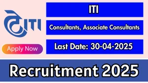 ITI Recruitment 2025 - Apply Offline for 15 Consultants, Associate Consultants Posts