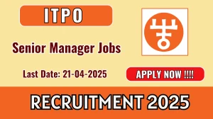 ITPO Senior Manager Recruitment 2025 - Apply Offline Before April 21 ITPO Senior Manager Recruitment 2025 - Apply Offline Before April 21