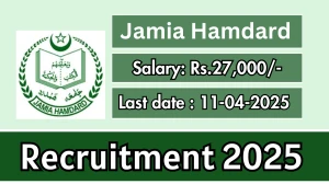 Jamia Hamdard Project Assistant Recruitment 2025 - Apply Online