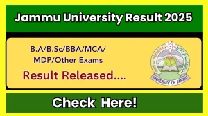 Jammu University Result 2025 Released at coeju.com Direct Link to Download 1st, 3rd, 4th, 5th, 6th Semester Result Jammu University Result 2025 Released at coeju.com Direct Link to Download 1st, 3rd, 4th, 5th, 6th Semester Result