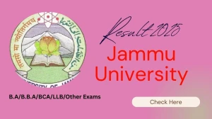 Jammu University Result 2025 Released at jammuuniversity.ac.in Direct Link to Download 1st, 4th, 5th, 6th, 7th Semester Result Jammu University Result 2025 Released at jammuuniversity.ac.in Direct Link to Download 1st, 4th, 5th, 6th, 7th Semester Result
