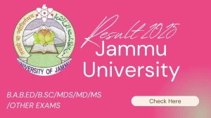 Jammu University Result 2025 Released at jammuuniversity.ac.in Direct Link to Download 1st, 2nd, 3rd, 4th Semester Result Jammu University Result 2025 Released at jammuuniversity.ac.in Direct Link to Download 1st, 2nd, 3rd, 4th Semester Result