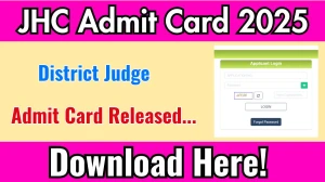 JHC District Judge Admit Card 2025 OUT jharkhandhighcourt.nic.in JHC District Judge Admit Card 2025 OUT jharkhandhighcourt.nic.in