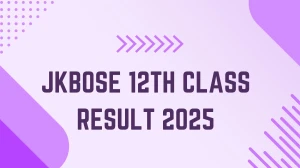 JKBOSE 12th Class Result 2025 Out at jkbose.nic.in How to check Results Here