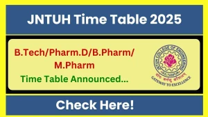 JNTUH Time Table 2025 Announced @ jntuh.ac.in Details Here JNTUH Time Table 2025 Announced @ jntuh.ac.in Details Here