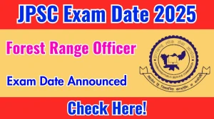 JPSC Forest Range Officer Exam Date 2025 Announced at jpsc.gov.in Exam details here JPSC Forest Range Officer Exam Date 2025 Announced at jpsc.gov.in Exam details here