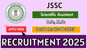 JSSC Scientific Assistant Recruitment 2025 - Apply Online for 23 Posts