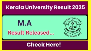 Kerala University Result 2025 Released at keralauniversity.ac.in Direct Link to Download 2nd Semester Result