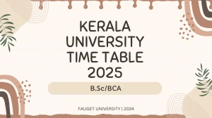 Kerala University Time Table 2025 Announced @ keralauniversity.ac.in Details Here