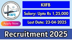 KIIFB Recruitment 2025 - Apply Online for Project Examiner, Project Consultant and Other Posts