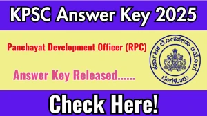 KPSC PDO Revised Answer Key 2025 Available for the Download Answer Key PDF at kpsc.kar.nic.in KPSC PDO Revised Answer Key 2025 Available for the Download Answer Key PDF at kpsc.kar.nic.in