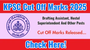 KPSC Cut Off Marks 2025 has released: Check Various Posts Cut off Marks here kpsc.kar.nic.in KPSC Cut Off Marks 2025 has released: Check Various Posts Cut off Marks here kpsc.kar.nic.in