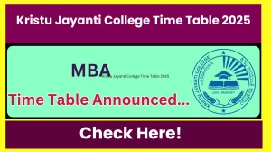 Kristu Jayanti College Time Table 2025 Announced @ kristujayanti.edu.in Details Here Kristu Jayanti College Time Table 2025 Announced @ kristujayanti.edu.in Details Here
