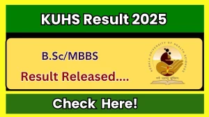 KUHS Result 2025 Released at kuhs.ac.in Direct Link to Download UG Courses Result KUHS Result 2025 Released at kuhs.ac.in Direct Link to Download UG Courses Result