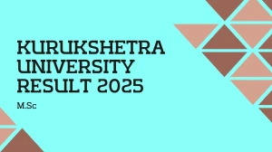 Kurukshetra University Result 2025 Released at kuk.ac.in Direct Link to Download 5th Semester Result Kurukshetra University Result 2025 Released at kuk.ac.in Direct Link to Download 5th Semester Result