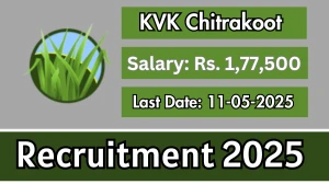 KVK Chitrakoot Recruitment 2025 - Apply Offline for 02 Subject Matter Specialist, Programme Assistant Posts Before May 11