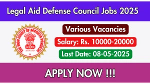 Legal Aid Defense Council Neemuch Recruitment 2025 - Apply Offline for 03 Office Assistant, Office Peon and More Posts Before May 08 Legal Aid Defense Council Neemuch Recruitment 2025 - Apply Offline for 03 Office Assistant, Office Peon and More Posts Before May 08