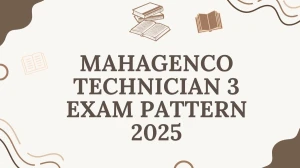 MAHAGENCO Technician 3 Exam Pattern 2025