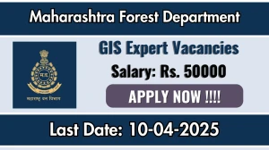 Maharashtra Forest Department GIS Expert Recruitment 2025 - Apply Offline Maharashtra Forest Department GIS Expert Recruitment 2025 - Apply Offline