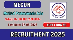 MECON Medical Professionals Recruitment 2025 - Apply Online for 02 Consultant, Senior Medical Officer Posts MECON Medical Professionals Recruitment 2025 - Apply Online for 02 Consultant, Senior Medical Officer Posts