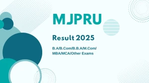 MJPRU Result 2025 Released at mjpru.ac.in Direct Link to Download Odd Semester Result