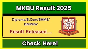 MKBU Result 2025 Released at mkbhavuni.edu.in Direct Link to Download 1st, 3rd, 4th Semester Result MKBU Result 2025 Released at mkbhavuni.edu.in Direct Link to Download 1st, 3rd, 4th Semester Result