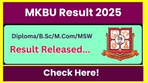 MKBU Result 2025 Released at mkbhavuni.edu.in Direct Link to Download 1st, 3rd Semester Result
