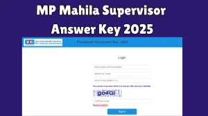 MP Mahila Supervisor Answer Key 2025 Out esb.mp.gov.in Download Mahila Supervisor Answer Key Here