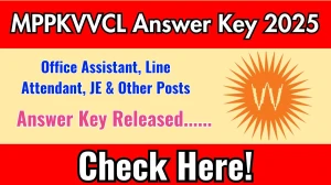MPPKVVCL MP Bijli Vibhag Answer Key 2025 Out mpwz.co.in Download MP Bijli Vibhag Answer Key Here MPPKVVCL MP Bijli Vibhag Answer Key 2025 Out mpwz.co.in Download MP Bijli Vibhag Answer Key Here