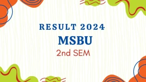MSBU 2nd SEM Result 2024 Out msbuexam.in Result Link for 2nd SEM Maharaja Surajmal Brij University