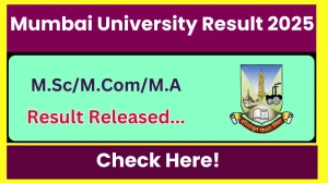 Mumbai University Result 2025 Released at mu.ac.in Direct Link to Download 1st, 2nd, 3rd, 4th Semester Result Mumbai University Result 2025 Released at mu.ac.in Direct Link to Download 1st, 2nd, 3rd, 4th Semester Result