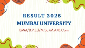 Mumbai University Result 2025 Released at mu.ac.in Direct Link to Download 1st, 2nd, 3rd, 4th, 5th, 6th Semester Result Mumbai University Result 2025 Released at mu.ac.in Direct Link to Download 1st, 2nd, 3rd, 4th, 5th, 6th Semester Result