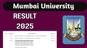 Mumbai University Result 2025 Released at mu.ac.in Direct Link to Download First and Fourth Semester Result