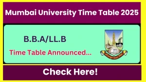Mumbai University Time Table 2025 Announced @ mu.ac.in Details Here Mumbai University Time Table 2025 Announced @ mu.ac.in Details Here