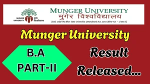 Munger University Result 2025 Released at mungeruniversity.ac.in Direct Link to Download UG Course Result