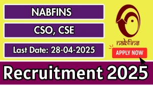 NABFINS CSO, CSE Recruitment 2025 - Apply Online