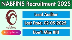 NABFINS Lead Auditor Recruitment 2025 - Apply Online NABFINS Lead Auditor Recruitment 2025 - Apply Online