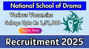 National School of Drama NSD Recruitment 2025 - Apply Online for 08 Lower Division Clerk, Accounts Officer and Other Posts Before April 28