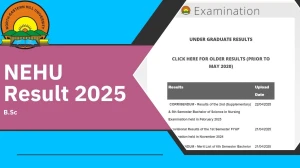 NEHU Result 2025 Released at nehu.ac.in Direct Link to Download 2nd, 5th Semester Result NEHU Result 2025 Released at nehu.ac.in Direct Link to Download 2nd, 5th Semester Result
